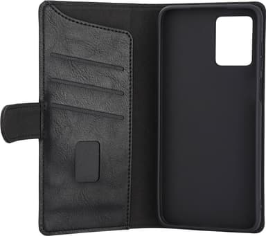 Gear Motorola Moto G85 5G lompakkokotelo (musta)