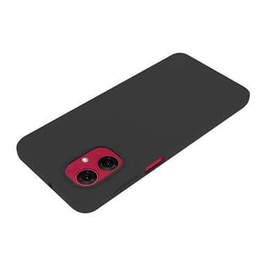 SKALO Motorola Moto G55 5G Mattamusta erittäin ohut TPU-suojakuori