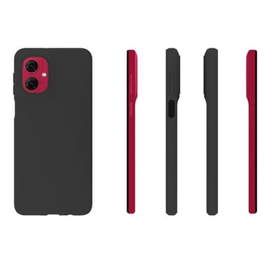 SKALO Motorola Moto G55 5G Mattamusta erittäin ohut TPU-suojakuori