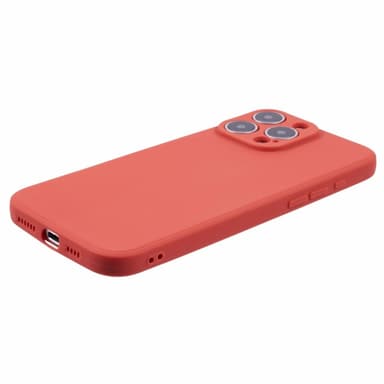SKALO iPhone 16 Pro Ultraohut TPU-kuori - Punainen