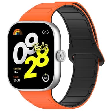SKALO TPU-magneettiranneke Xiaomi Redmi Watch 4 - Oranssi