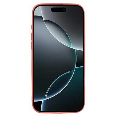 SKALO iPhone 16 Pro Max Ultraohut TPU-kuori - Punainen