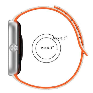 SKALO TPU-magneettiranneke Xiaomi Redmi Watch 4 - Oranssi