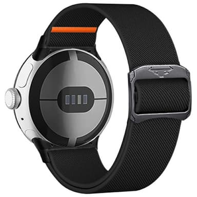 SKALO Tygarmbånd Bull Head Google Pixel Watch 3 41mm - Musta