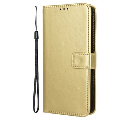 SKALO Motorola Moto G55 5G PU-nahkainen Lompakkokotelo - Kulta
