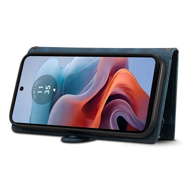 SKALO Motorola Moto G55 5G ESEBLE Big Wallet Lompakkokotelo - Musta