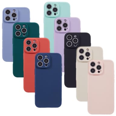 SKALO iPhone 16 Pro Max Ultraohut TPU-kuori - Punainen