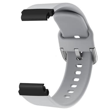 SKALO Garmin Fenix 8 Amoled 43mm Silikoniranneke Muotoiltu - Harmaa