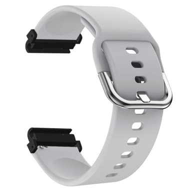 SKALO Garmin Fenix 8 Amoled 43mm Silikoniranneke Muotoiltu - Harmaa
