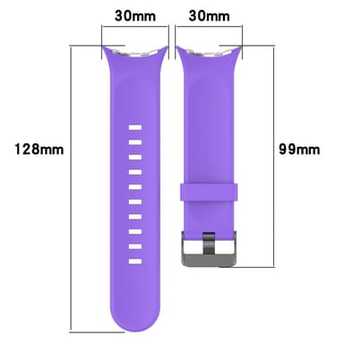 SKALO Silikoniranneke Google Pixel Watch 3 45mm - Pinkki