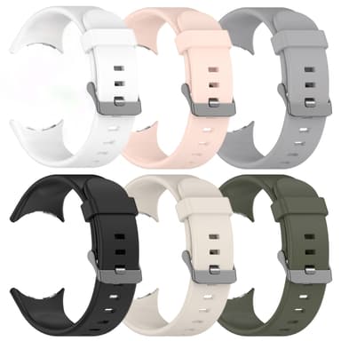 SKALO Silikoniranneke Google Pixel Watch 3 45mm - Pinkki