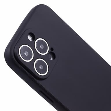 SKALO iPhone 16 Pro Max Ultraohut TPU-kuori - Musta