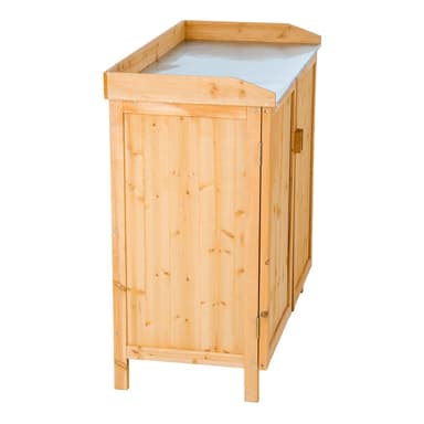 Puutarhan säilytyspenkki -