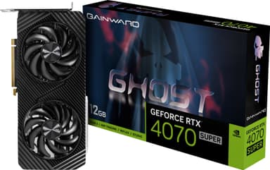 Gainward GeForce RTX 4070 Super Ghost näytönohjain (12 GB GDDR6X)