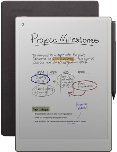 reMarkable Paper Pro E-ink tablet + Marker Plus + Folio pakkaus