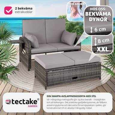 rottinkisohva Kreeta - harmaa