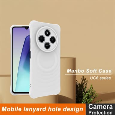 IMAK Xiaomi Redmi 14C UC-6 Series Kuori - Valkoinen