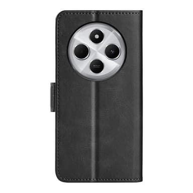 SKALO Xiaomi Redmi 14C Premium Wallet Lompakkokotelo - Musta