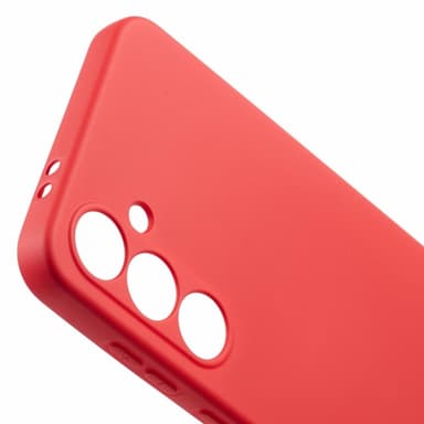 SKALO Samsung S24 FE Ultraohut TPU-kuori - Punainen
