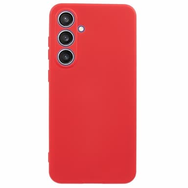 SKALO Samsung S24 FE Ultraohut TPU-kuori - Punainen