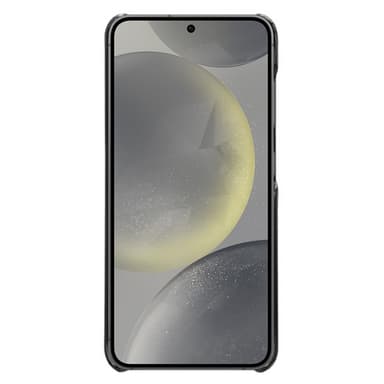 SKALO Samsung S24 FE PU-nahkainen Suojakuori Lompakolla - Musta