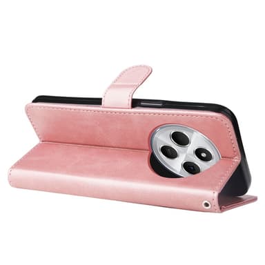 SKALO Xiaomi Redmi 14C Classic Lompakkokotelo vetoketjullinen lokero - Pinkki