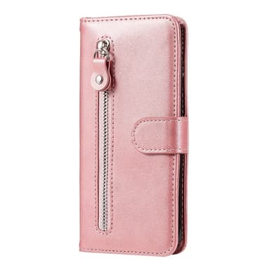 SKALO Xiaomi Redmi 14C Classic Lompakkokotelo vetoketjullinen lokero - Pinkki