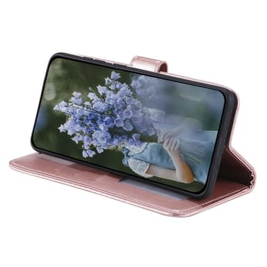 SKALO Motorola Moto G35 5G Mandala lompakkokotelo - Ruusukulta