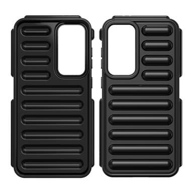 SKALO Samsung S24 FE Capsule Series Suojakuori - Musta