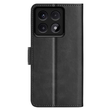 SKALO Xiaomi 14T Pro Premium Wallet Lompakkokotelo - Musta