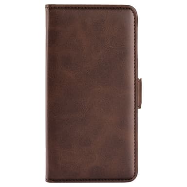 SKALO Samsung S24 FE Premium Wallet Lompakkokotelo - Ruskea