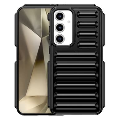 SKALO Samsung S24 FE Capsule Series Suojakuori - Musta