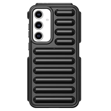 SKALO Samsung S24 FE Capsule Series Suojakuori - Musta