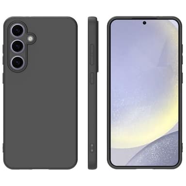 SKALO Samsung S24 FE Mattamusta erittäin ohut TPU-suojakuori