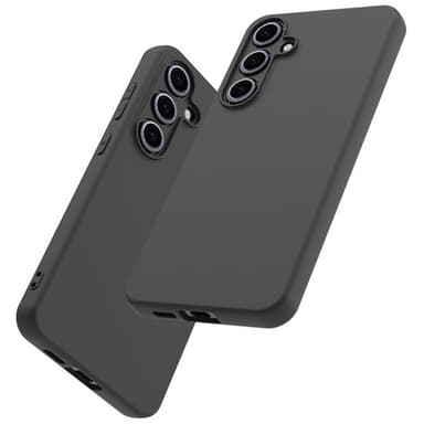 SKALO Samsung S24 FE Mattamusta erittäin ohut TPU-suojakuori