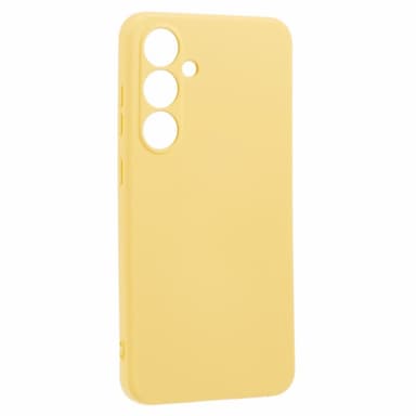SKALO Samsung S24 FE Ultraohut TPU-kuori - Keltainen