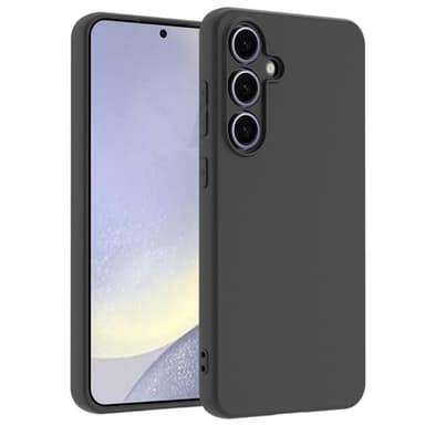 SKALO Samsung S24 FE Mattamusta erittäin ohut TPU-suojakuori