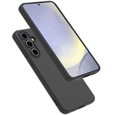 SKALO Samsung S24 FE Mattamusta erittäin ohut TPU-suojakuori