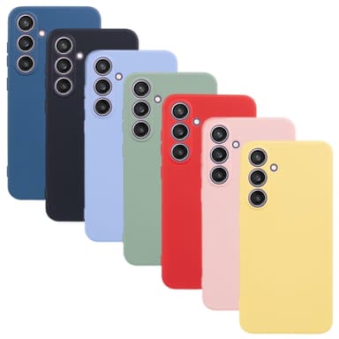 SKALO Samsung S24 FE Ultraohut TPU-kuori - Keltainen