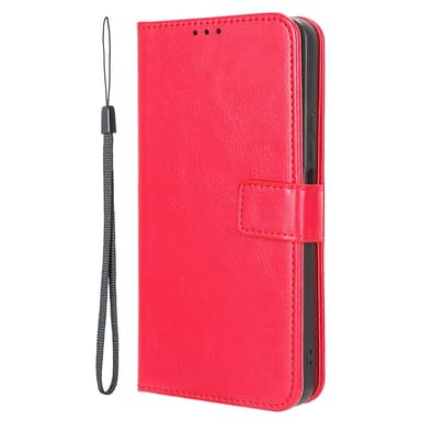 SKALO Motorola Moto G35 5G PU-nahkainen Lompakkokotelo - Punainen