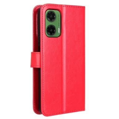SKALO Motorola Moto G35 5G PU-nahkainen Lompakkokotelo - Punainen