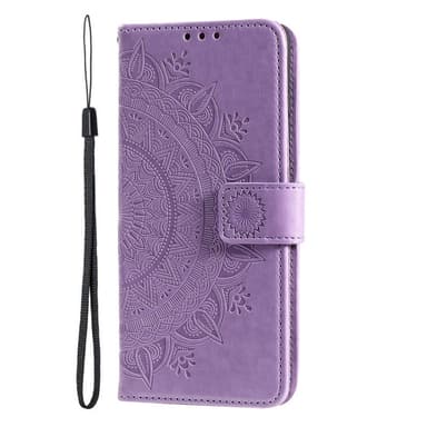SKALO Xiaomi 14T Pro Mandala lompakkokotelo - Violetti