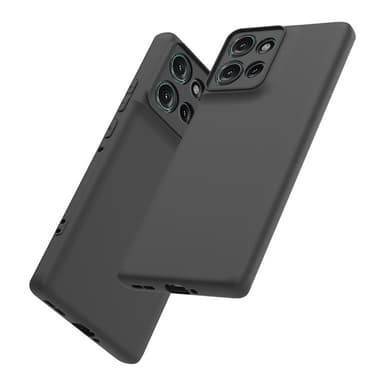 SKALO Motorola Edge 50 5G Mattamusta erittäin ohut TPU-suojakuori