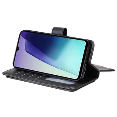 SKALO Xiaomi Redmi 14C 10-lokeroa Lompakkokotelo - Musta