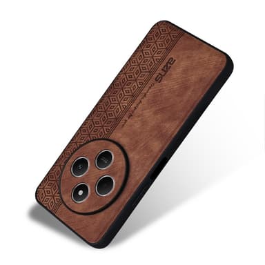 SKALO Xiaomi Redmi 14C AZNS PU-nahka suojakuori - Ruskea