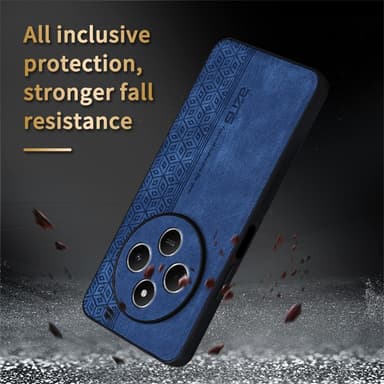 SKALO Xiaomi Redmi 14C AZNS PU-nahka suojakuori - Ruskea