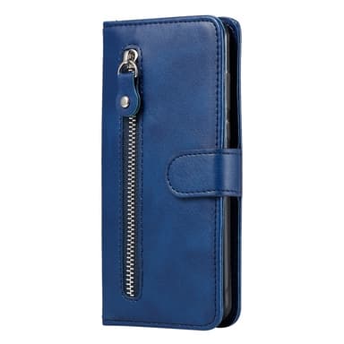SKALO Xiaomi Redmi 14C Classic Lompakkokotelo vetoketjullinen lokero - Sininen