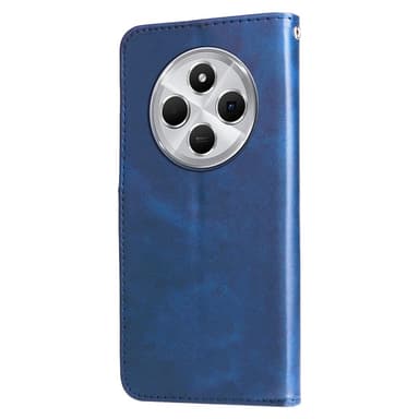 SKALO Xiaomi Redmi 14C Classic Lompakkokotelo vetoketjullinen lokero - Sininen
