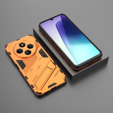 SKALO Xiaomi Redmi 14C Hybrid Suojakuori - Oranssi