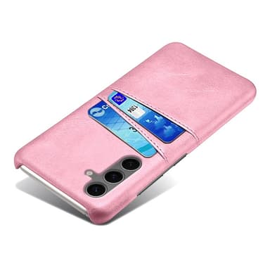 SKALO Samsung S24 FE PU-nahkainen Suojakuori Lompakolla - Ruusukulta